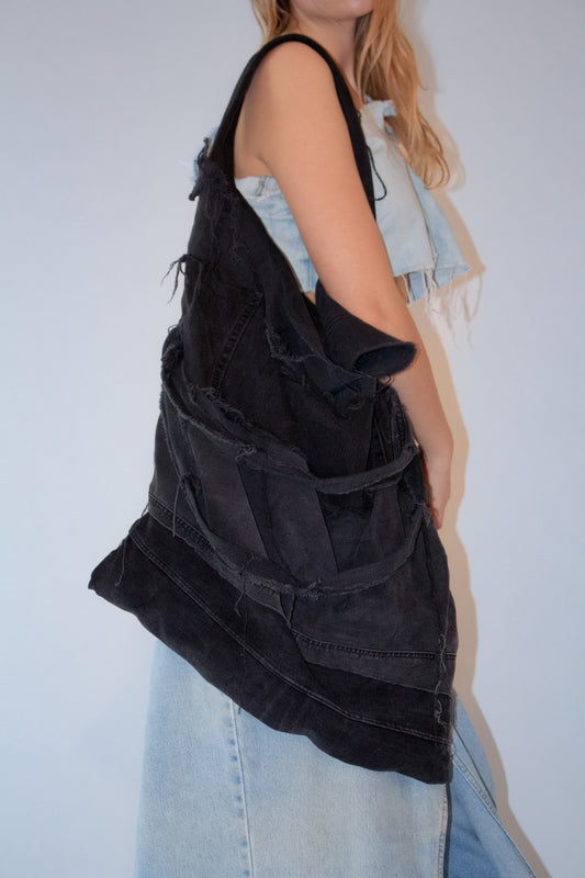 TWO IN ONE DENIM BAG
